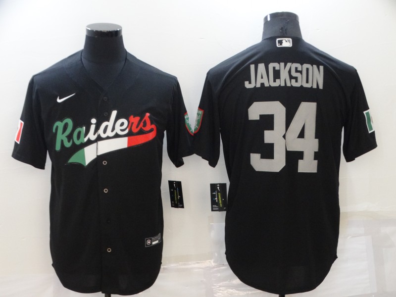 Cheap 2022 Men Nike NFL Oakland Raiders 34 Jackson black Vapor Untouchable jerseys